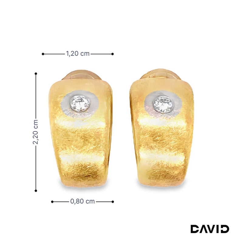 Ohrclips Brillanten Gold 750/18k