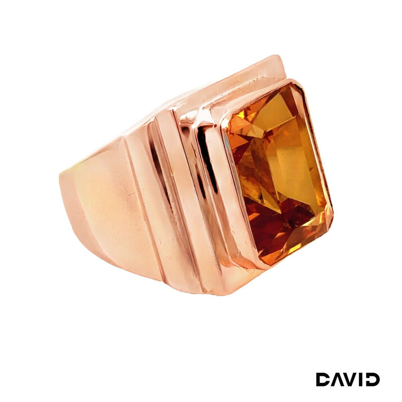 Ring Citrin Gold 750/18k