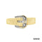 Ring Schnalle Diamanten im Achtkant Schliff Gold 8k