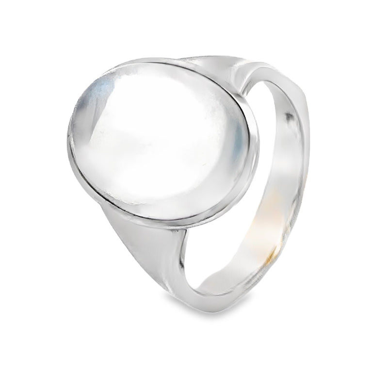 Ring Mondstein 750-18k Weißgold