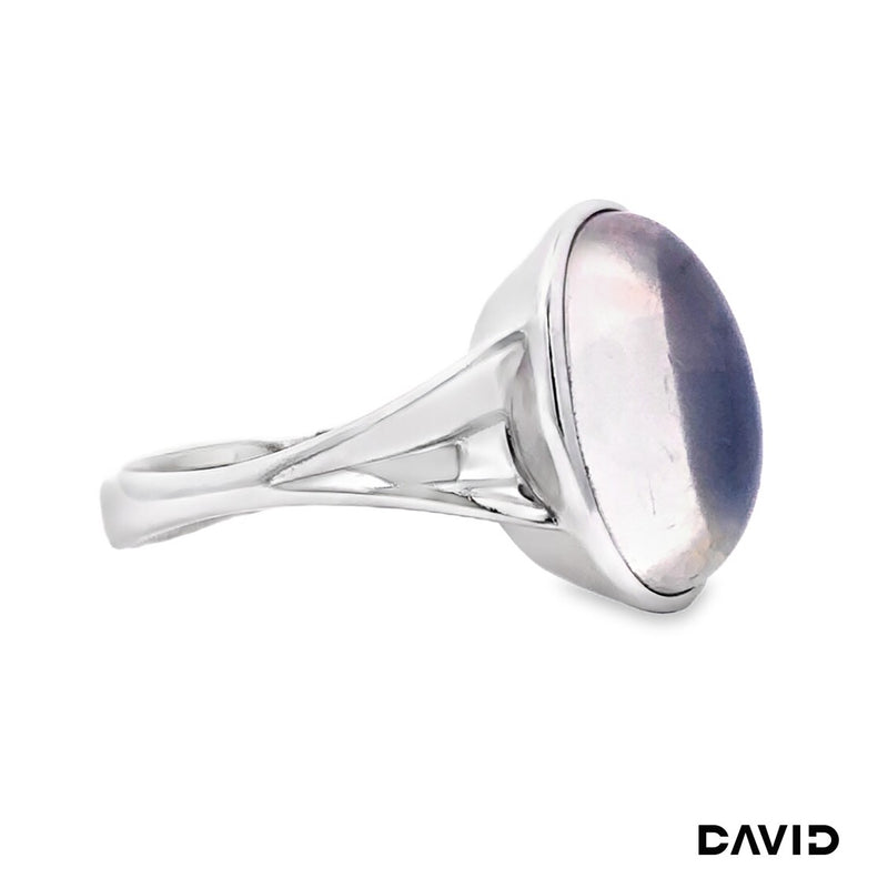 Ring Mondstein 750-18k Weißgold