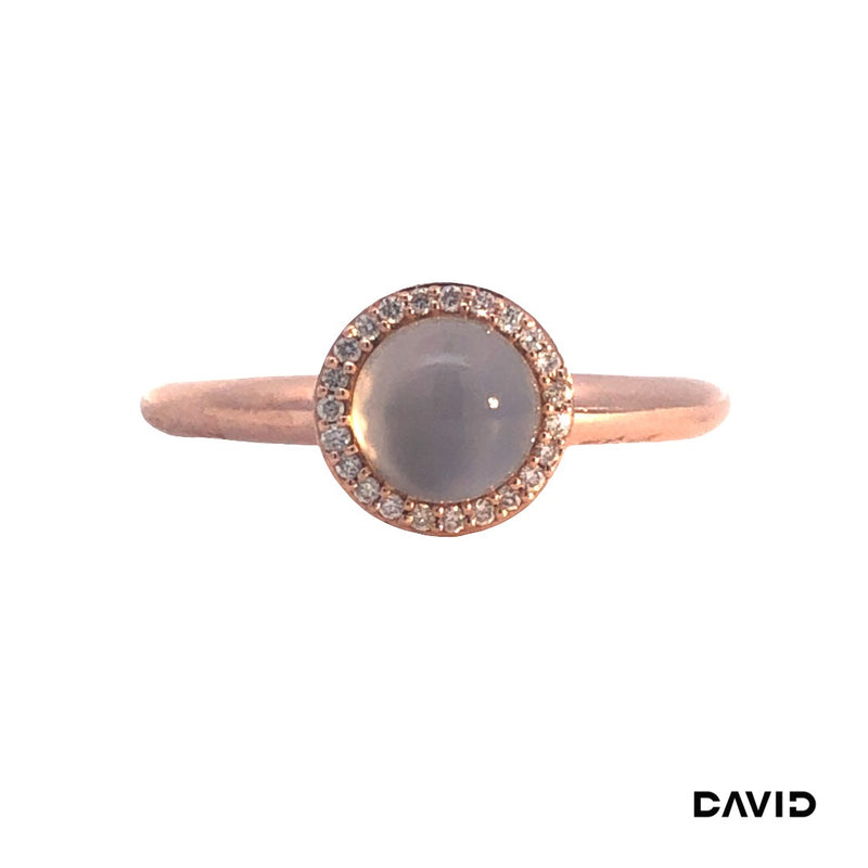 Ring Mondstein/Brillanten 375/RG