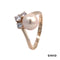 Ring Perle mit Brillant Gold 585/14k