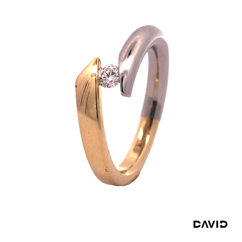 Ring Brillant 750 & Pt950