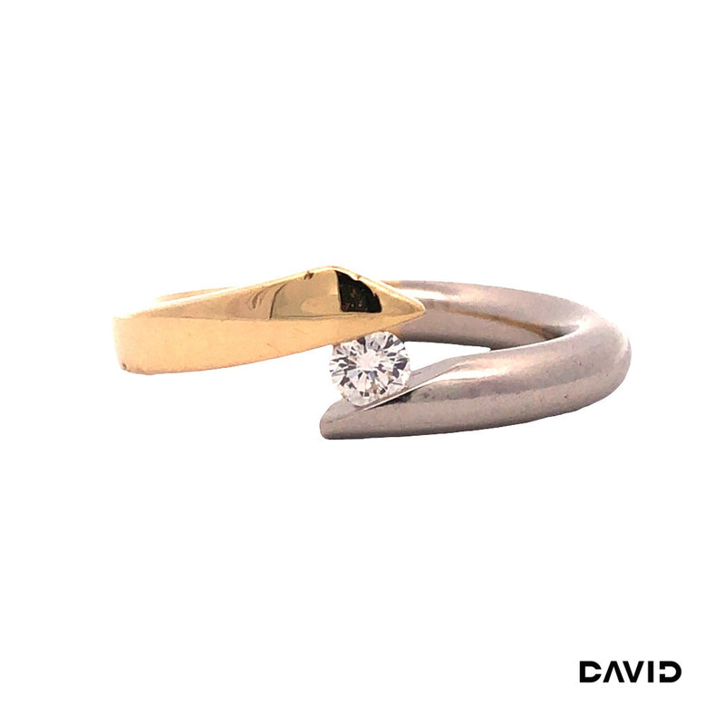 Ring Brillant 750 & Pt950