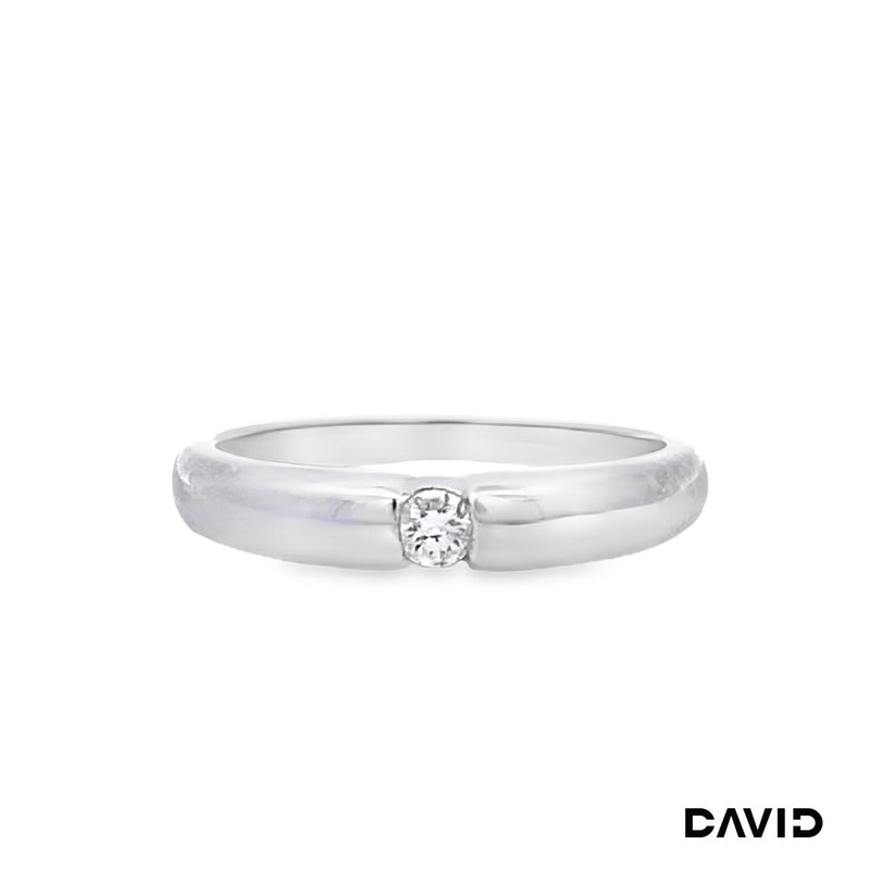Ring Brillant 585/14k Weißgold