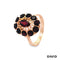 Ring Granat Gold 750/18k