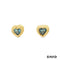 Ohrstecker Blautopas Gold 8k