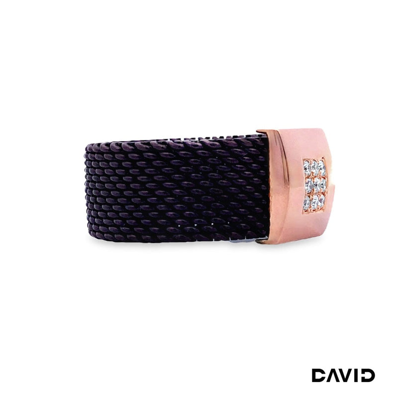 Ring Brillanten 750GG/Stahl