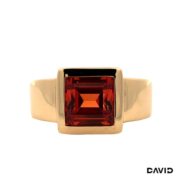 Ring Granat Gold 9k
