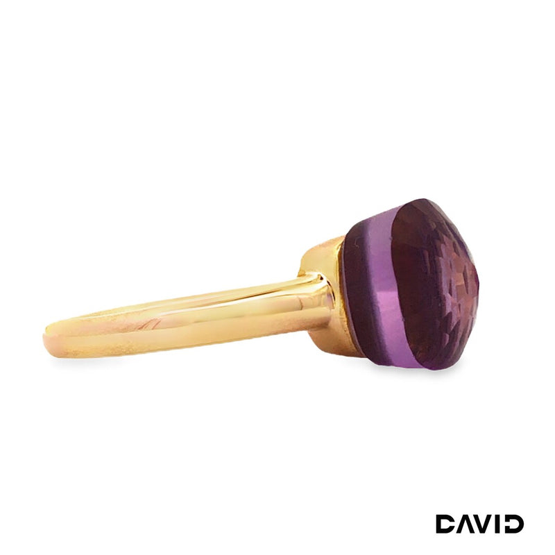 Ring Amethyst Gold 750/18k