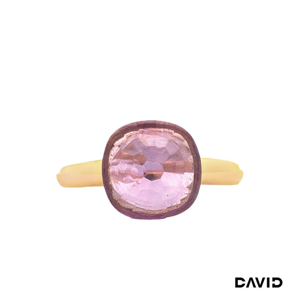 Ring Amethyst Gold 750/18k