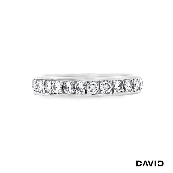 Memoire Ring Brillanten 585/14k Weißgold