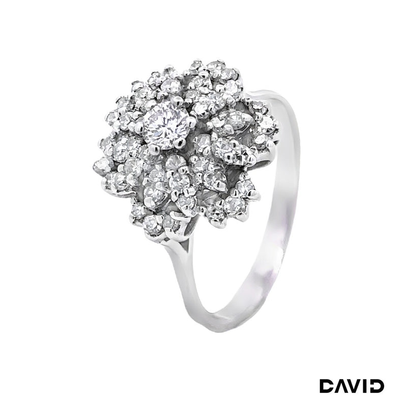 Ring Brillanten 585/14k Weißgold