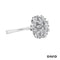 Ring Brillanten 585/14k Weißgold