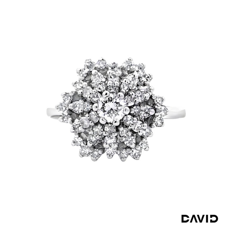 Ring Brillanten 585/14k Weißgold