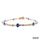 Armband 19 Brillanten/Saphire Gold 14k Bicolor