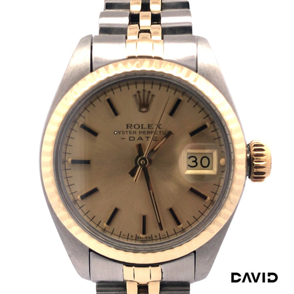 Rolex Date Just 26 Stahl/Gold