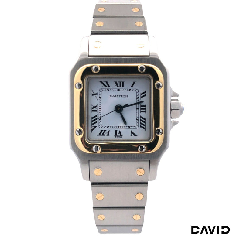 Cartier Santos 23,5 Stahl/Gold