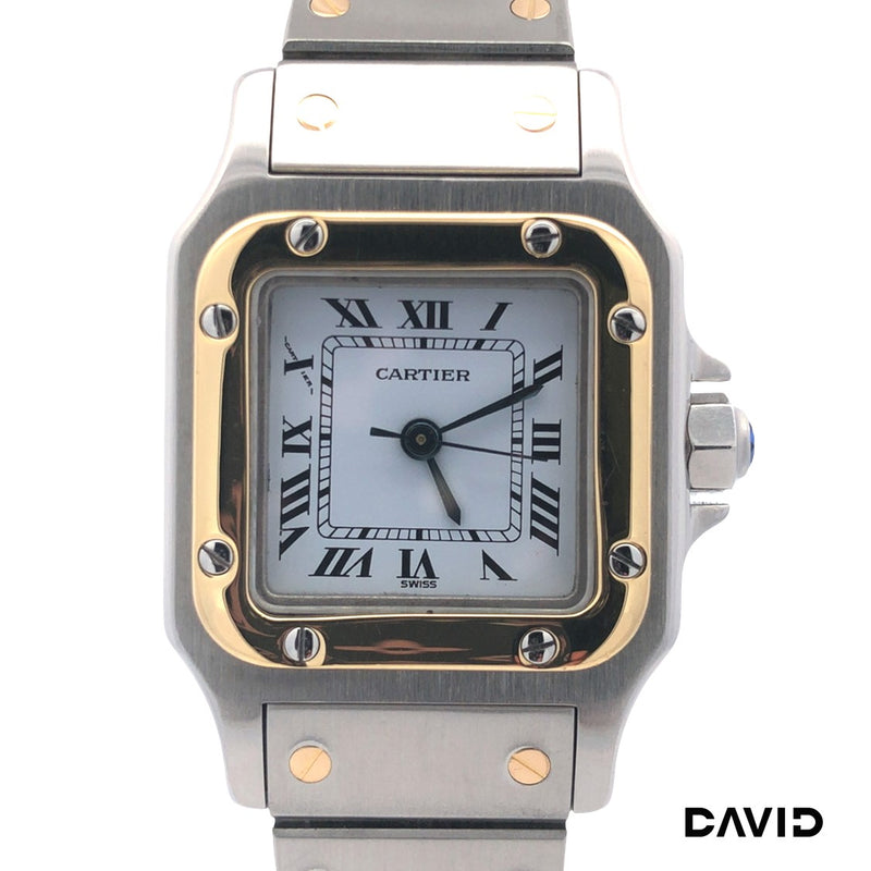 Cartier Santos 23,5 Stahl/Gold