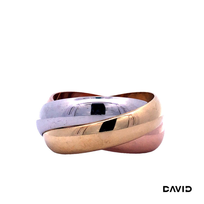 Cartier Ring Trinity großes Modell 5mm 750/Tricolor