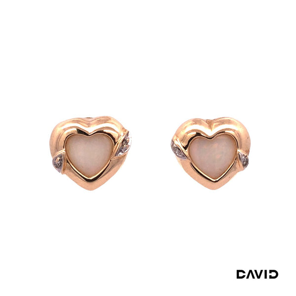 Ohrstecker Opal Gold 585/14k