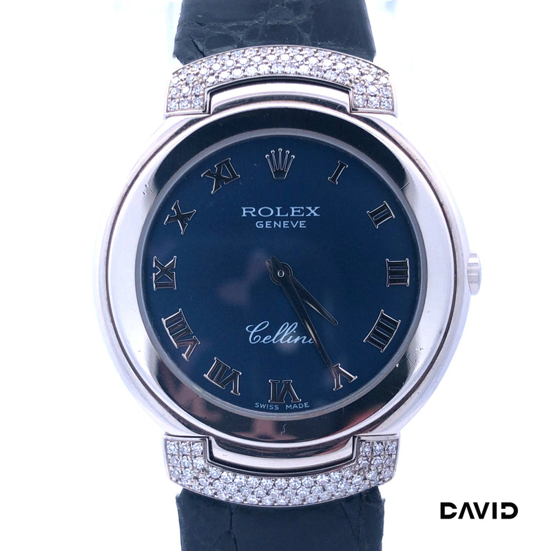 Rolex Cellini 33 Brillanten 750-18k Weißgold