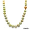 Kette 46 Lemonquarz 585/750