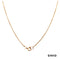 Kette 42 mit Anhänger Granat Gold 8k