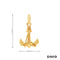 Anhänger Anker Gold 750/18k