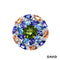 Ring Farbsteine bunt 585/14k Weißgold