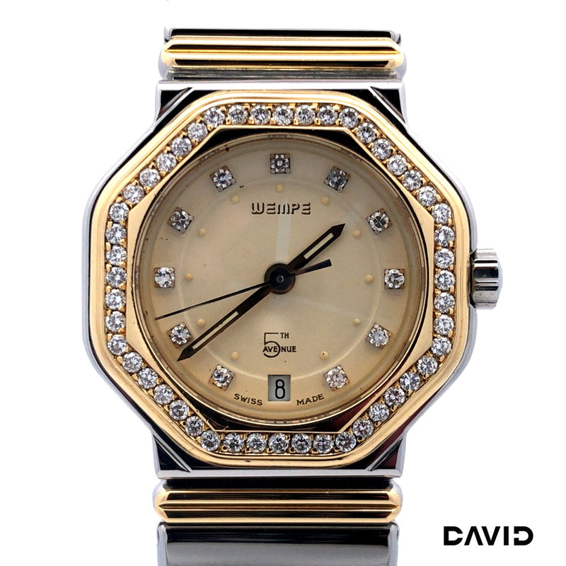 Wempe 5th Avenue Edelstahl mit Gold