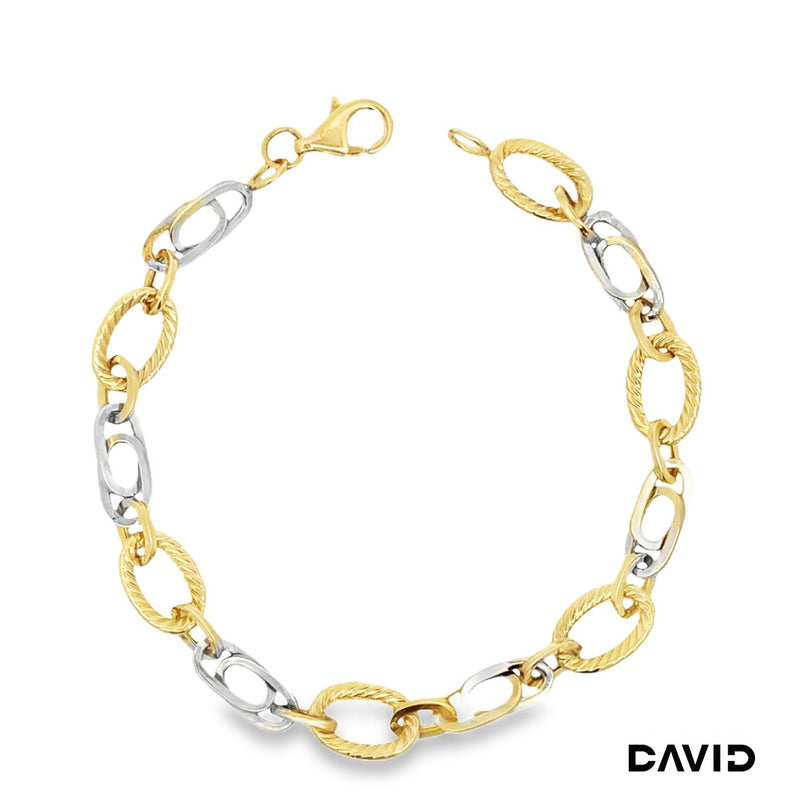 Armband 20 Gold 14k Bicolor