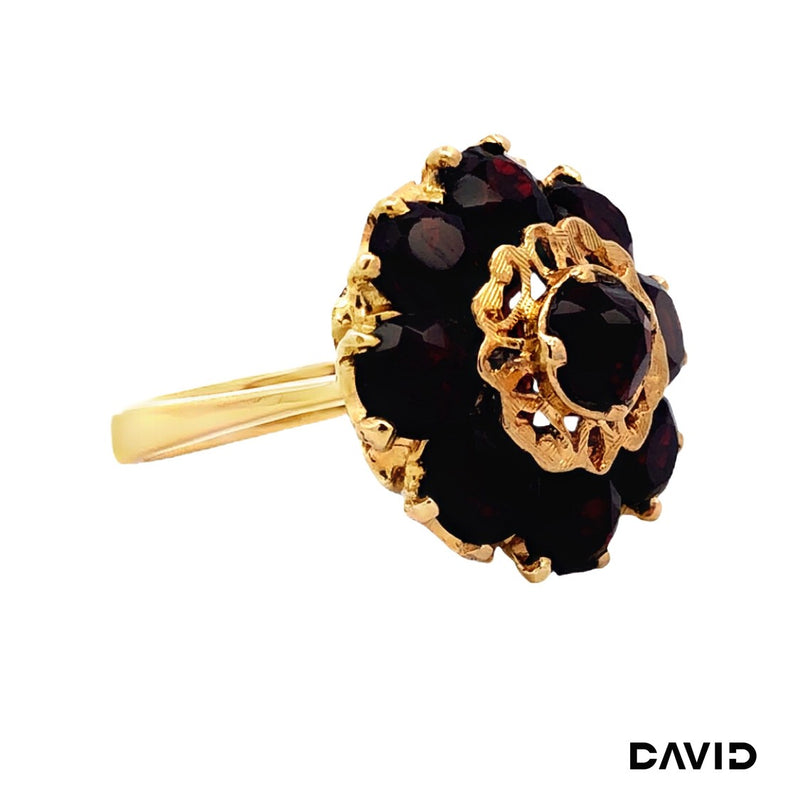Ring Granat Gold 750/18k