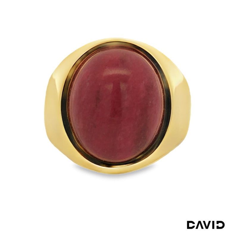 Ring Rhodonit Gold 8k