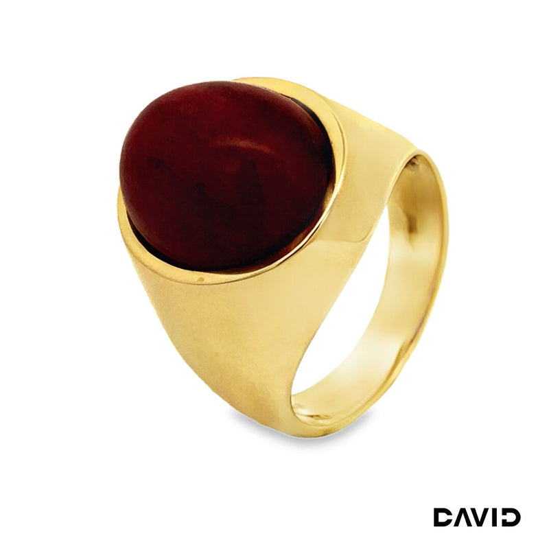 Ring Rhodonit Gold 8k