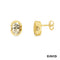 Ohrstecker Farbstein Gold 9k