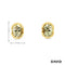 Ohrstecker Farbstein Gold 9k