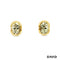 Ohrstecker Farbstein Gold 9k