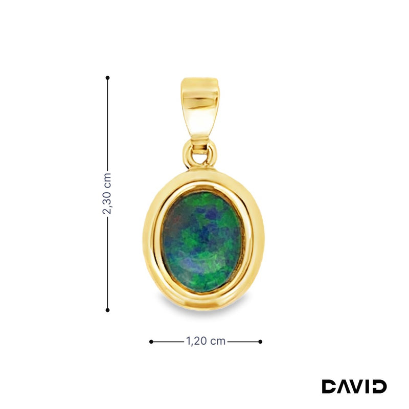 Anhänger Opal Tripletten Gold 585/14k