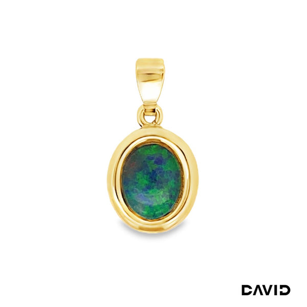 Anhänger Opal Tripletten Gold 585/14k