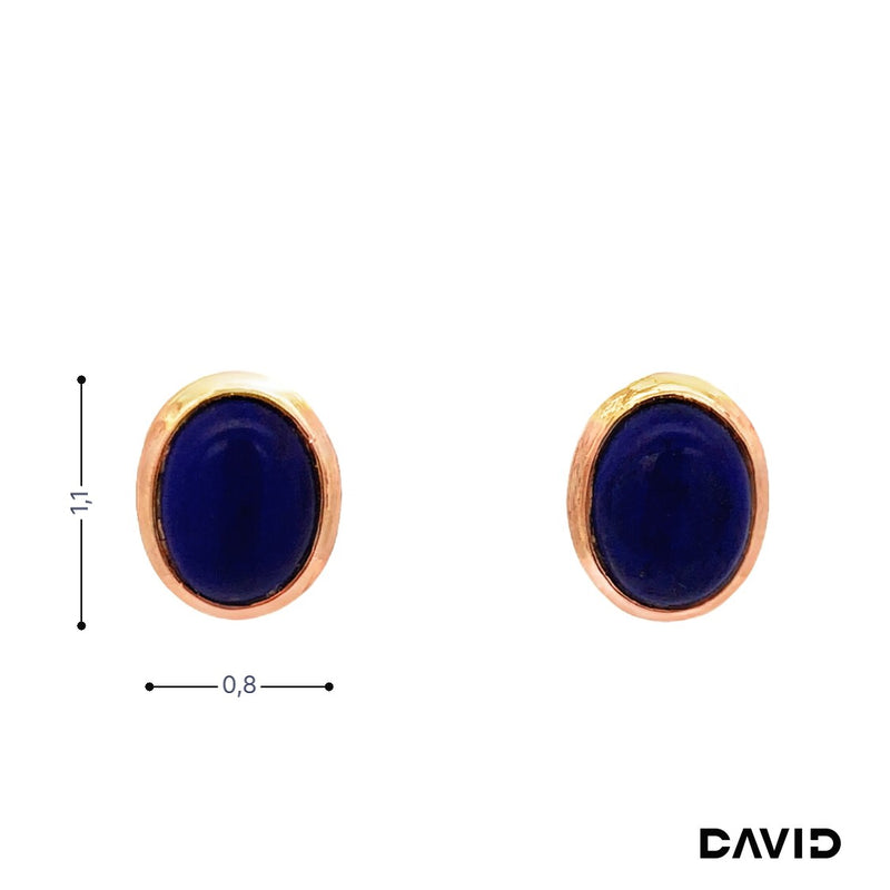 Ohrstecker Lapis Lazuli Gold 585/14k