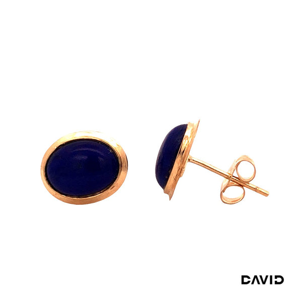 Ohrstecker Lapis Lazuli Gold 585/14k