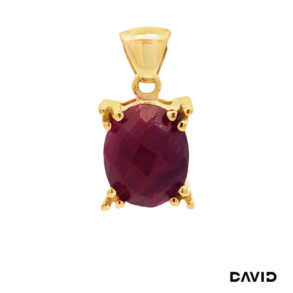 Anhänger Rubin Gold 585/14k