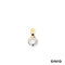 Anhänger Brillant Gold 14k Bicolor