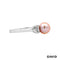 Ring Brill./Perle 585/14k Weißgold