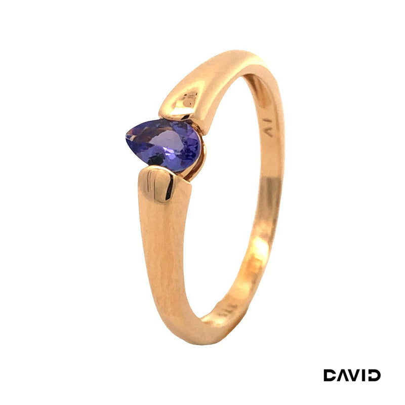 Ring Tansanit Gold 9k
