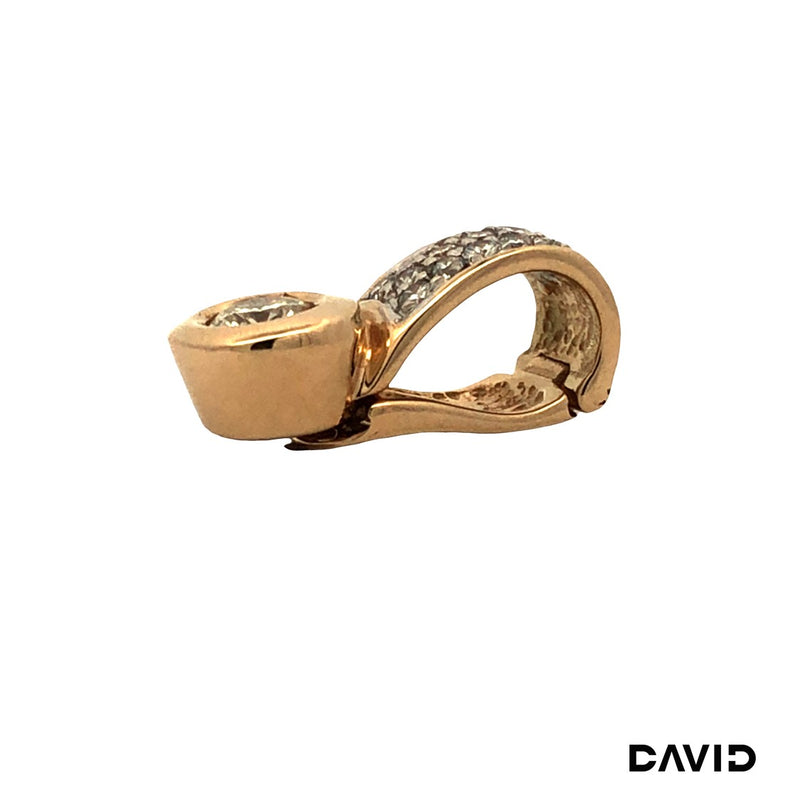 Anhänger Clip Brillanten Gold 585/14k