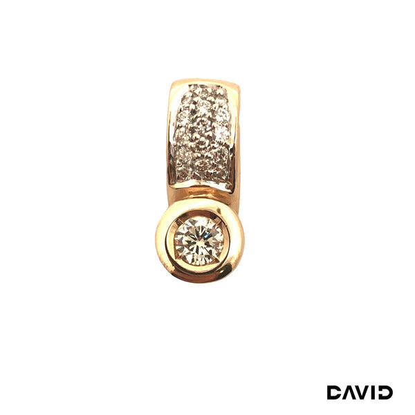 Anhänger Clip Brillanten Gold 585/14k
