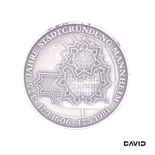 Silbermedaille "Mannheim" s1000